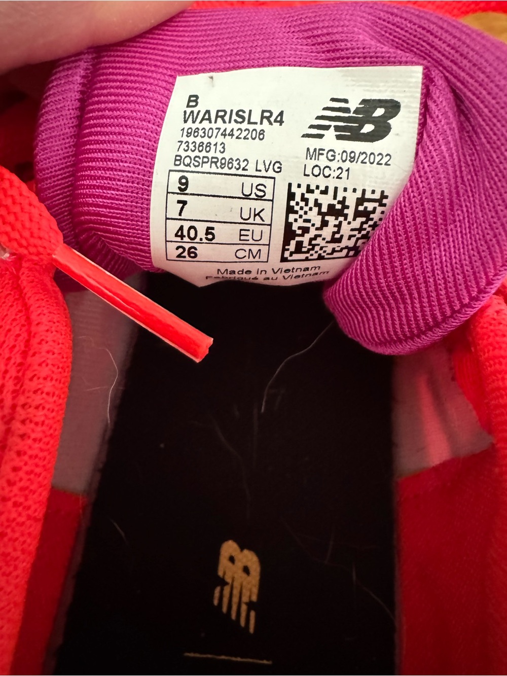 New Balance- Women's Fresh Foam Lightweight Arishi Sneakers. Size 9 - Picture 7 of 10